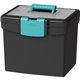 Storex File Storage Box with XL Storage Lid - External Dimensions: 10.9" Length x 13.3" Width x 11" Height - 30 lb - Media Size 