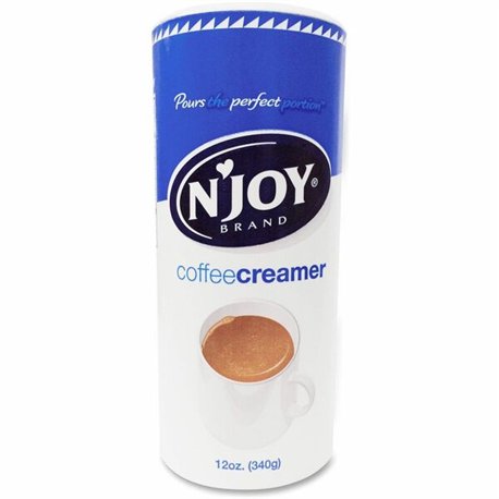 Njoy N'Joy Nondairy Creamer - Regular Flavor - 0.75 lb (12 oz) Canister - 1Each