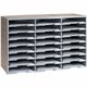 Storex Stackable Literature Sorter - 12000 x Sheet - 24 Compartment(s) - 9.50" x 12" - 20.5" Height x 14.1" Width31.4" Length - 