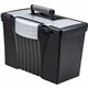 Storex Portable File Storage Box - External Dimensions: 14.5" Width x 10.5" Depth x 12"Height - Media Size Supported: Letter, Le