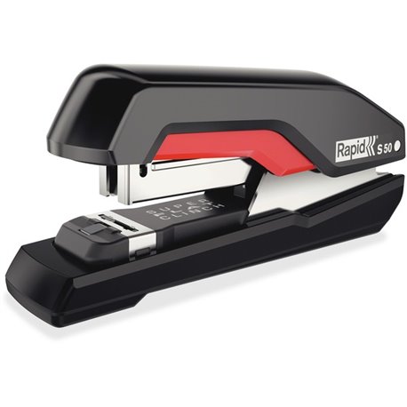 Swingline SuperFlatClinch 50 Desktop Stapler - 50 Sheets Capacity - 105 Staple Capacity - Half Strip - 5/16" Staple Size - 1 Eac