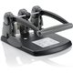 Swingline Extra-High Capacity 3-Hole Punch - Fixed Centers - 3 Punch Head(s) - 300 Sheet - 9/32" Punch Size - Black, Gray