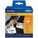 Brother DK1234 - Adhesive Name Badge Labels - 2.36" Width x 3.39" Length - Rectangle - Direct Thermal - White - Paper - 260 / Ro