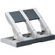 Swingline Antimicrobial High-Capacity Heavy-Duty Punch - 3 Punch Head(s) - 75 Sheet - 9/32" Punch Size - Gray