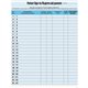 Tabbies Patient Sign-in Label Forms - Letter - 8.50" x 11" Sheet Size - Blue Sheet(s) - 125 / Pack