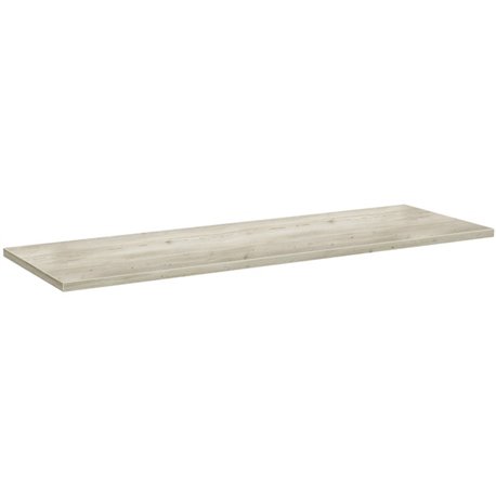Special-T Low-Pressure Laminate Tabletop - Aged Driftwood Rectangle Top - 24" Table Top Length x 72" Table Top Width - Low Press