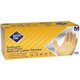 Safety Zone Powder Free Natural Latex Gloves - Polymer Coating - Medium Size - Natural - Allergen-free, Silicone-free - 9.65" Gl