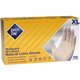 Safety Zone Powder Free Natural Latex Gloves - Polymer Coating - X-Large Size - Natural - Allergen-free, Silicone-free - 9.65" G