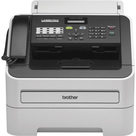 Brother IntelliFax-2840 High-Speed Laser Fax - Laser - Monochrome Sheetfed Digital Copier - 20 cpm Mono - 300 x 600 dpi - 250 sh