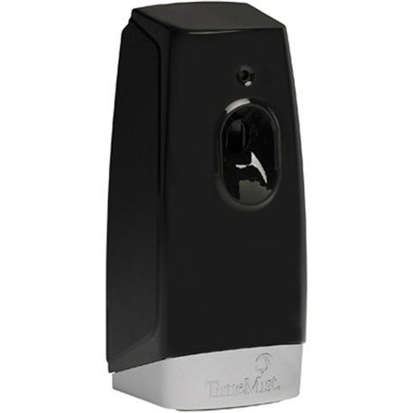 TimeMist Settings Air Freshener Dispenser - 0.13 Hour, 0.25 Hour, 0.50 Hour - 30 Day Refill Life - 2 x AA Battery - 1 Each - Bla