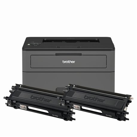 Brother HL HL-L2370DWXL Desktop Laser Printer - Monochrome - 36 ppm Mono - 2400 x 600 dpi Print - Automatic Duplex Print - 250 S