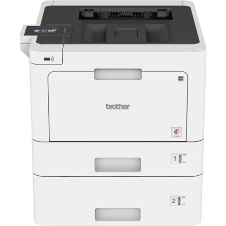 Brother Business Color Laser Printer HL-L8360CDWT - Wireless Networking - Dual Trays - Color Laser Printer - 33 ppm Mono / 33 pp