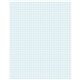Ampad Graph Pad - 50 Sheets - Both Side Ruling Surface - 15 lb Basis Weight - Letter - 8 1/2" x 11" - White Paper - Pressboard C