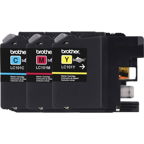 Brother Genuine Innobella LC1013PKS Ink Cartridge - Inkjet - Standard Yield - 300 Pages - Cyan, Magenta, Yellow