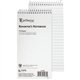 Ampad Earthwise Reporter's Notebook - 70 Sheets - Wire Bound - Front Ruling Surface - 0.34" Ruled - 15 lb Basis Weight - 4" x 8"
