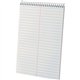 Ampad Gregg-ruled White Steno Book - 80 Sheets - Wire Bound - Ruled Margin - 15 lb Basis Weight - 6" x 9" - White Paper - Chipbo
