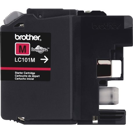 Brother Genuine Innobella LC101M Magenta Ink Cartridge - Inkjet - Standard Yield - 300 Pages - Magenta - 1 Each