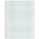 TOPS Cross Section Pad - Letter - 50 Sheets - Glue - Both Side Ruling Surface - 20 lb Basis Weight - Letter - 8 1/2" x 11" - Whi