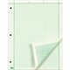 TOPS Engineering Computation Pad - 100 Sheets - Stapled/Glued - Back Ruling Surface - Ruled Margin - 15 lb Basis Weight - Letter