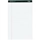 TOPS Docket Letr - Trim Legal Ruled White Legal Pads - Legal - 50 Sheets - Double Stitched - 0.34" Ruled - 16 lb Basis Weight - 