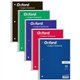 TOPS Wide Rule 1-subject Spiral Notebook - 70 Sheets - Wire Bound - 10 1/2" x 8" - 0.25" x 8" x 10.5" - Assorted Paper - BlackCa