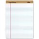 Tops The Legal Pad 71533 Notepad - 50 Sheets - Letter - 8 1/2" x 11" - White Paper - Perforated - 1 Dozen