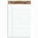 TOPS Second Nature Recycled Writing Pads - 50 Sheets - 0.28" Ruled - 16 lb Basis Weight - Jr.Legal - 5" x 8" - White Paper - Per