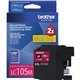 Brother Genuine Innobella LC105M Super High Yield Magenta Ink Cartridge - Inkjet - High Yield - 1200 Pages - Magenta - 1 Each