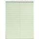 TOPS Green Tint Steno Books - 60 Sheets - Wire Bound - Ruled Margin - 6" x 9" - Green Paper - Hardboard Cover - WireLock - 12 / 