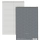 TOPS Prism Steno Books - 80 Sheets - Coilock - Gregg Ruled Margin - 6" x 9" - Gray Paper - Stiff-back, Perforated - 4 / Pack