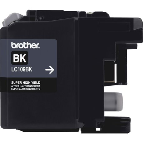 Brother Genuine Innobella LC109BK Super High Yield Black Ink Cartridge - Inkjet - Super High Yield - 2400 Pages - Black - 1 Each