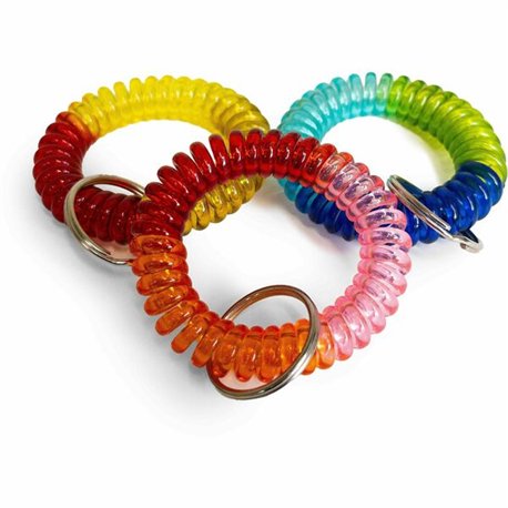 The Pencil Grip Key Ring Wrist Coil - 1.5" x 1.5" x 1.5" - 1 Each