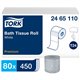 Tork Premium Bath Tissue Roll, 2-Ply - 2 Ply3.75" - 450 Sheets/Roll - 4.35" Roll Diameter - White - 450 Rolls Per Container - 80