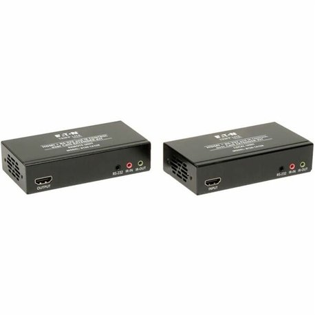 Tripp Lite by Eaton HDMI over Cat5/6 Extender Kit, Transmitter/Receiver, 4K, Serial and IR Control, Up to 328 ft. (100 m), TAA -