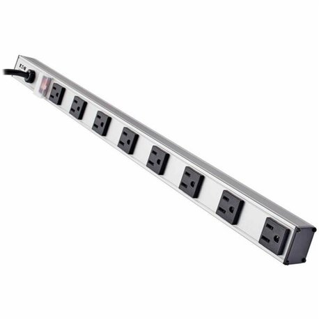 Tripp Lite by Eaton 8-Outlet Vertical Power Strip, 120V, 15A, 15 ft. (4.57 m) Cord, 5-15P, 24 in. - NEMA 5-15P - 8 NEMA 5-15R - 