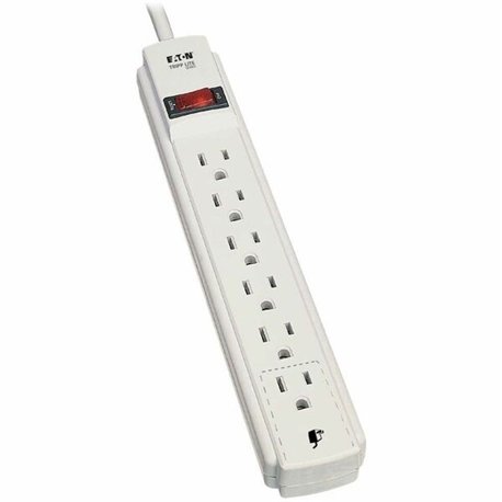 Tripp Lite by Eaton Power It! 6-Outlet Power Strip, 15 ft. (4.57 m) Cord - NEMA 5-15P - 6 x NEMA 5-15R - 15 ft Cord - 15 A Curre
