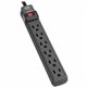 Tripp Lite by Eaton Protect It! 6-Outlet Surge Protector, 6 ft. Cord, 360 Joules, Diagnostic LED, Black Housing - 6 x NEMA 5-15R