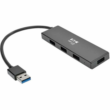 Tripp Lite by Eaton 4-Port Ultra-Slim Portable USB 3.x (5Gbps) Hub - USB - External - 4 USB Port(s) - 4 USB 3.0 Port(s) - PC, Ma