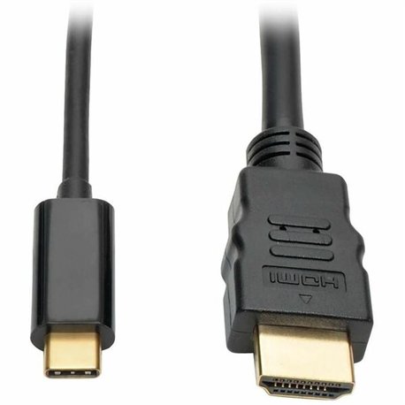 Tripp Lite by Eaton USB-C to HDMI Active Adapter Cable (M/M), 4K, Black, 6 ft. (1.8 m) - 6 ft HDMI/USB A/V Cable for Smartphone,