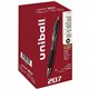 uniball 207 Gel Pen - Medium Pen Point - 0.7 mm Pen Point Size - Refillable - Retractable - Black Pigment-based Ink - 36 / Pack