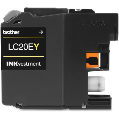 Brother Genuine LC20EY INKvestment Super High Yield Yellow Ink Cartridge - Inkjet - Super High Yield - 1200 Pages - Yellow - 1 E