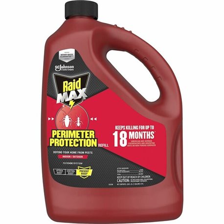 Raid MAX Perimeter Protection Refill - Spray - Kills Mosquitoes, Cockroaches, Ants, Ticks, Spider, Bugs, Fleas, Flies, Gnats, Si