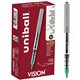 uniball Vision Rollerball Pens - Fine Pen Point - 0.7 mm Pen Point Size - Green - 1 / Each