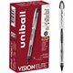 uniball Vision Elite Rollerball Pens - Bold Pen Point - 0.8 mm Pen Point Size - Refillable - Black Gel-based Ink - 1 Each