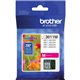 Brother LC3011M Original Standard Yield Inkjet Ink Cartridge - Single Pack - Magenta - 1 Each - 200 Pages