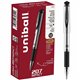 uniball 207 Impact Gel Pen - Bold Pen Point - 1 mm Pen Point Size - Refillable - Black Gel-based Ink - Silver Barrel - 1 Dozen
