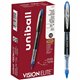 uniball Vision Elite Rollerball Pen - Micro Pen Point - 0.5 mm Pen Point Size - Blue Pigment-based Ink - 1 Each