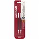 uniball 207 Gel Pen Refill - 0.70 mm, Medium Point - Black Ink - Super Ink - 2 / Pack