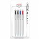 uni ONE Gel Pen - Medium Pen Point - 0.7 mm Pen Point Size - Multi Gel-based Ink - 4 / Pack