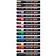 uni Posca PC-5M Paint Markers - Medium Marker Point - Beige, Black, Blue, Brown, Gold, Green, Gray, Light Blue, Light Green, Ora